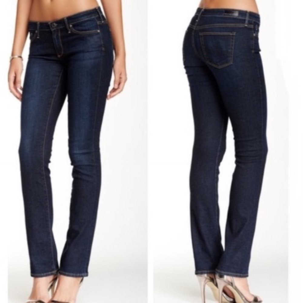 AG Adriano Goldschmied  Blue Ballad Slim Boot Cut Jeans